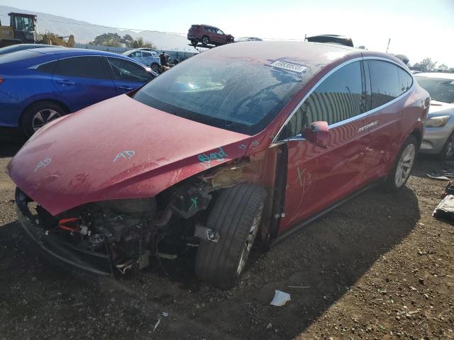 TESLA MODEL X 2020 with VIN 5YJXCAE2XLF283079 - Photo from auction