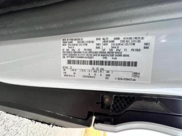 Photo 10 from auction – 2021 FORD TRANSIT T- with VIN 1FTBR1C89MKA65221