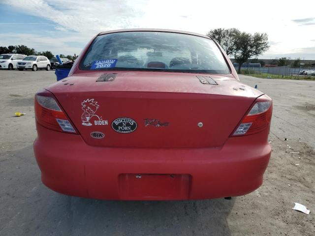 Photo 6 from auction – 2001 KIA RIO with VIN KNADC123116516837