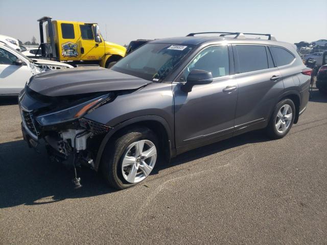 TOYOTA HIGHLANDER 2021 with VIN 5TDBZRBH7MS080311 - Photo from auction