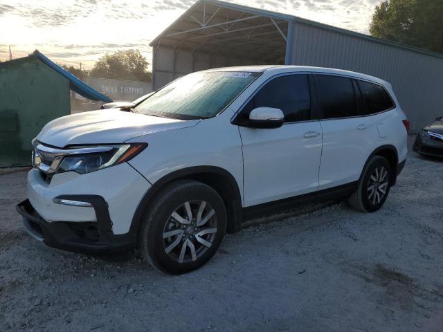 HONDA PILOT EXL 2021 with VIN 5FNYF5H54MB010262 - Photo from auction