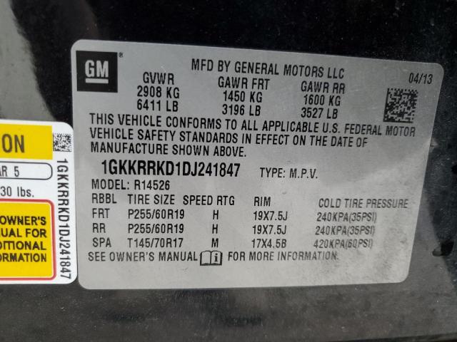 Photo 14 from auction – 2013 GMC ACADIA SLT with VIN 1GKKRRKD1DJ241847