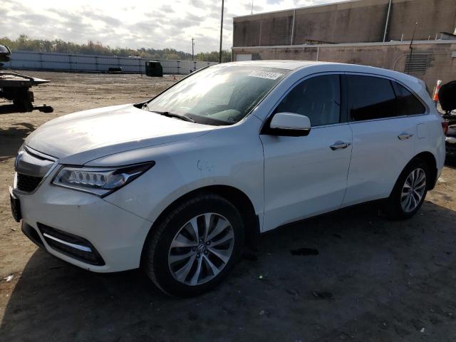 ACURA MDX TECHNO 2014 with VIN 5FRYD4H6XEB003650 - Photo from auction