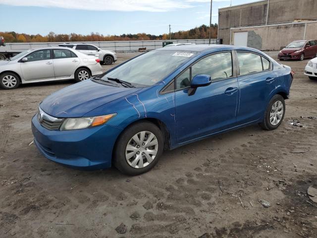 HONDA CIVIC LX 2012 with VIN 2HGFB2F50CH571198 - Photo from auction