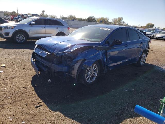FORD FUSION SE 2017 with VIN 3FA6P0LU7HR382100 - Photo from auction