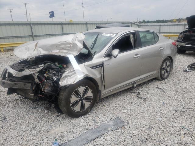 KIA OPTIMA HYB 2013 with VIN KNAGM4ADXD5054908 - Photo from auction