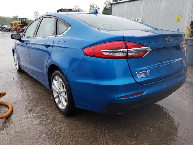Photo 2 from auction – 2019 FORD FUSION SE with VIN 3FA6P0LU7KR131665
