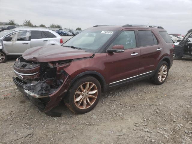 FORD EXPLORER L 2015 with VIN 1FM5K7F8XFGC57667 - Photo from auction