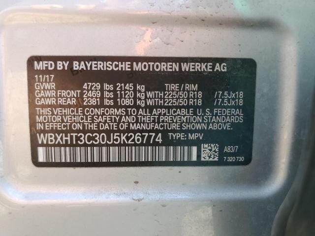 Photo 14 from auction – 2018 BMW X1 XDRIVE2 with VIN WBXHT3C30J5K26774