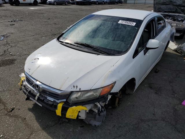 HONDA CIVIC LX 2012 with VIN 2HGFB2F51CH335630 - Photo from auction