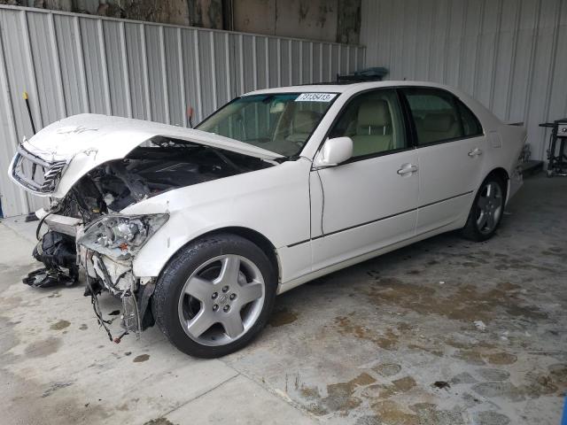 LEXUS LS 430 2005 with VIN JTHBN36F155027644 - Photo from auction