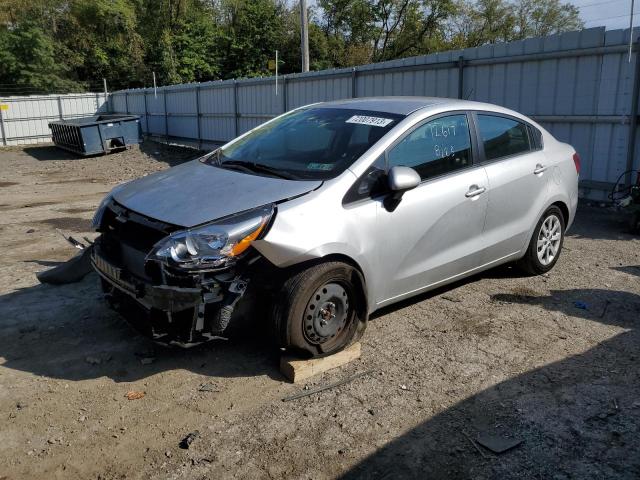 KIA RIO LX 2014 with VIN KNADM4A31E6343746 - Photo from auction