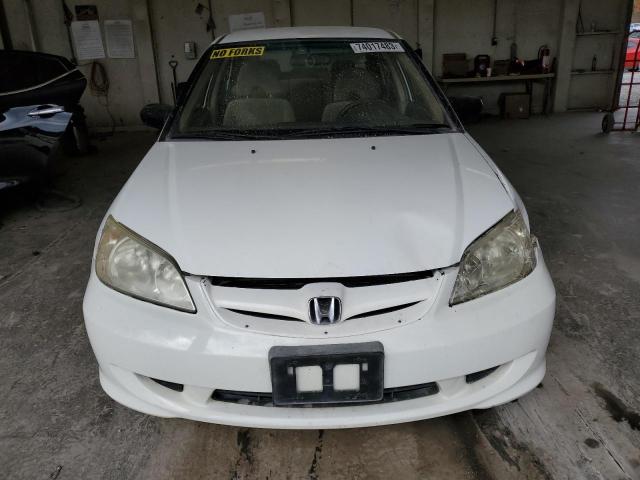 Photo 5 from auction – 2005 HONDA CIVIC LX with VIN 2HGES16565H517865