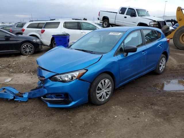 SUBARU IMPREZA 2021 with VIN 4S3GTAB6XM3712582 - Photo from auction