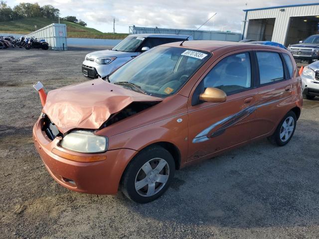 CHEVROLET AVEO BASE 2007 with VIN KL1TD66667B779281 - Photo from auction