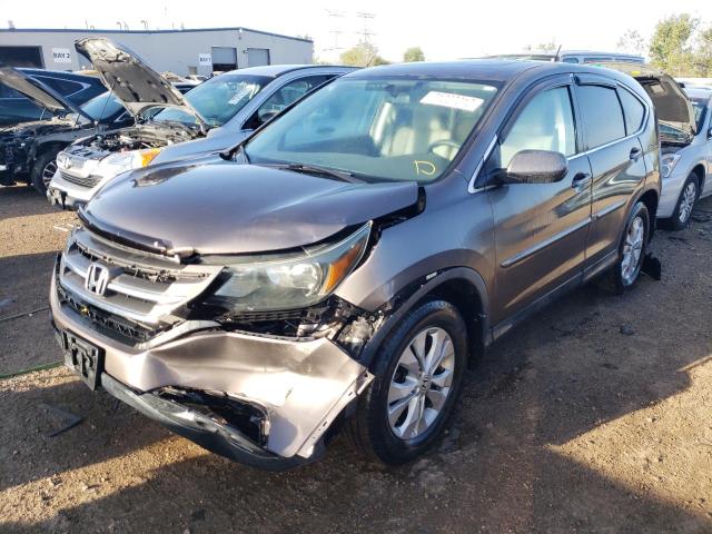 HONDA CR-V EX 2014 with VIN 2HKRM4H52EH665592 - Photo from auction