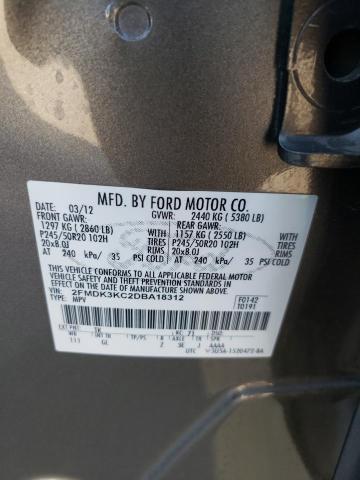 Photo 14 from auction – 2013 FORD EDGE LIMIT with VIN 2FMDK3KC2DBA18312