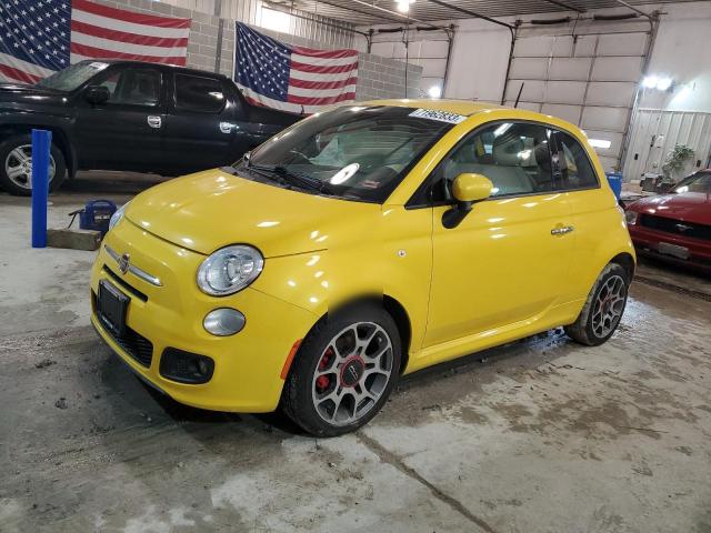 FIAT 500 2015 with VIN 3C3CFFBRXFT647998 - Photo from auction
