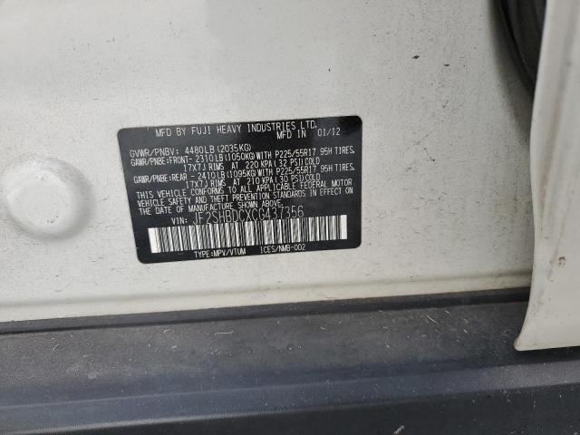Photo 14 from auction – 2012 SUBARU FORESTER 2 with VIN JF2SHBDCXCG437356