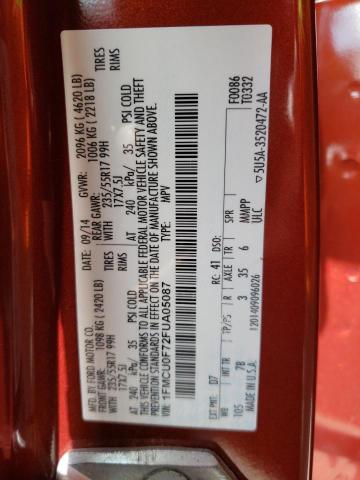 Photo 14 from auction – 2015 FORD ESCAPE S with VIN 1FMCU0F72FUA05087