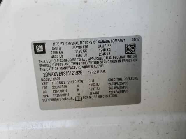 Photo 14 from auction – 2018 CHEVROLET EQUINOX PR with VIN 2GNAXVEV8J6121926