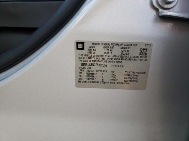 Photo 14 from auction – 2015 CHEVROLET EQUINOX LS with VIN 2GNALAEK7F6102852