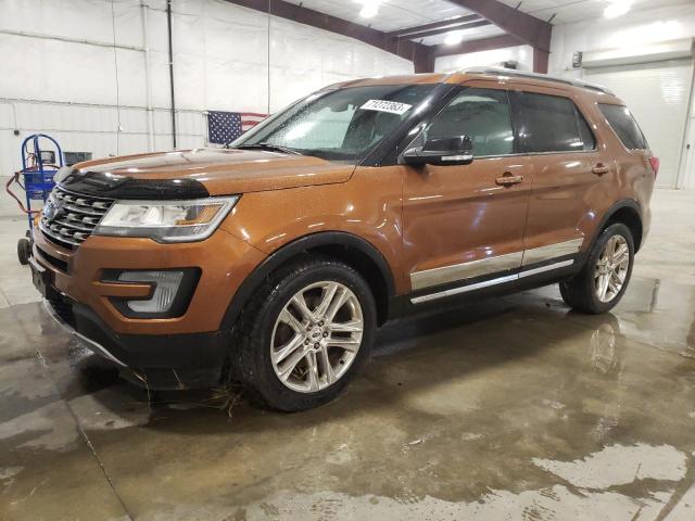 FORD EXPLORER X 2017 with VIN 1FM5K8D82HGA27472 - Photo from auction
