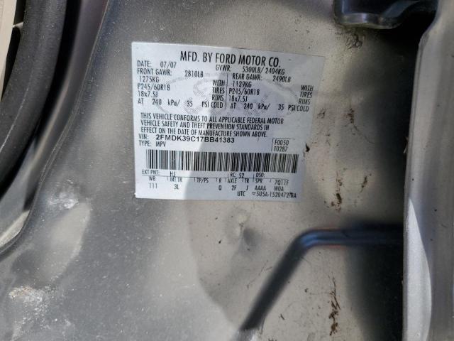 Photo 14 from auction – 2007 FORD EDGE SEL P with VIN 2FMDK39C17BB41383