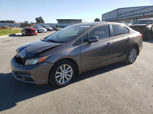 HONDA CIVIC EX 2012 with VIN 19XFB2F85CE363290 - Photo from auction