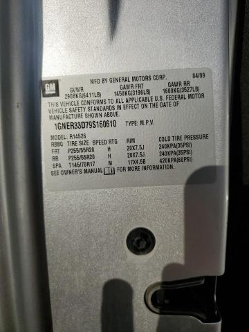 Photo 14 from auction – 2009 CHEVROLET TRAVERSE L with VIN 1GNER33D79S160610