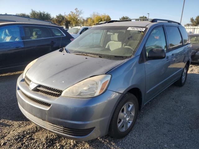 TOYOTA SIENNA CE 2004 with VIN 5TDZA23C24S142570 - Photo from auction