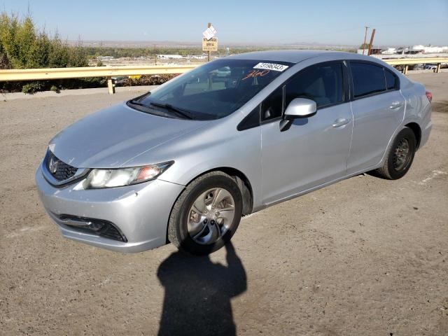 HONDA CIVIC LX 2013 with VIN 2HGFB2F57DH555940 - Photo from auction