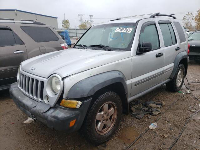 JEEP LIBERTY SP 2007 with VIN 1J4GL48K97W701575 - Photo from auction