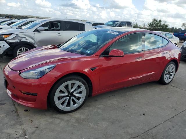 TESLA MODEL 3 2022 with VIN 5YJ3E1EAXNF190159 - Photo from auction