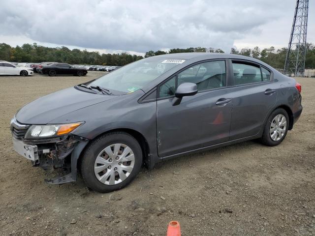 HONDA CIVIC LX 2012 with VIN 19XFB2F56CE388561 - Photo from auction