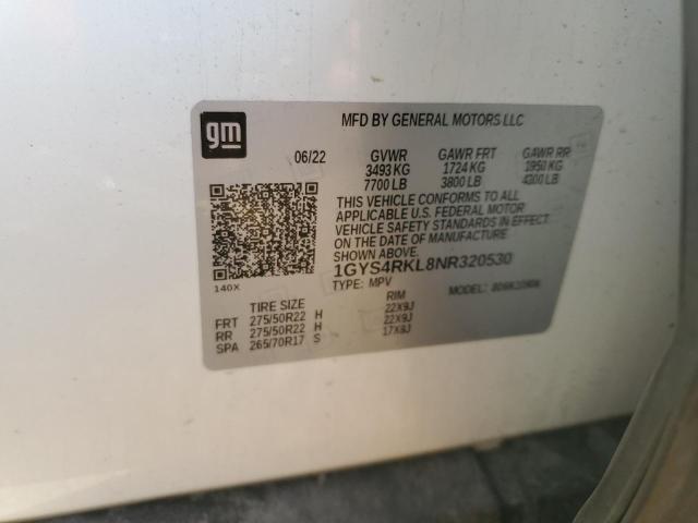 Photo 14 from auction – 2022 CADILLAC ESCALADE E with VIN 1GYS4RKL8NR320530