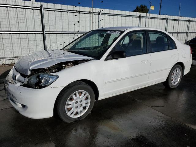 Photo 1 from auction – 2004 HONDA CIVIC LX with VIN 2HGES16674H630165