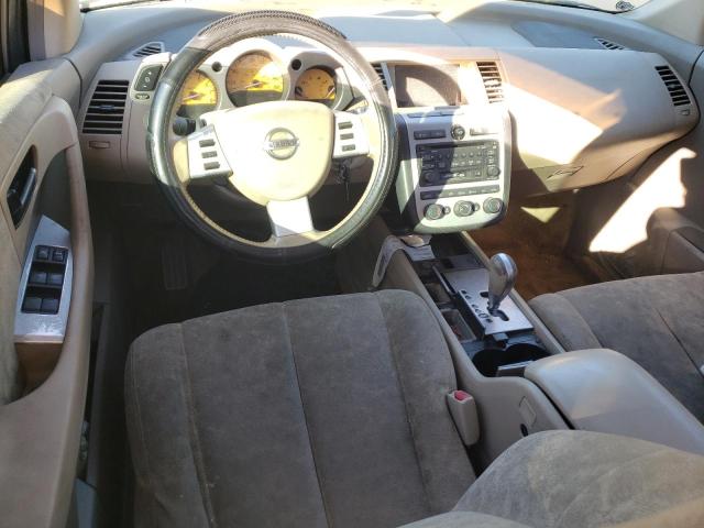 Photo 8 from auction – 2005 NISSAN MURANO SL with VIN JN8AZ08W15W422872