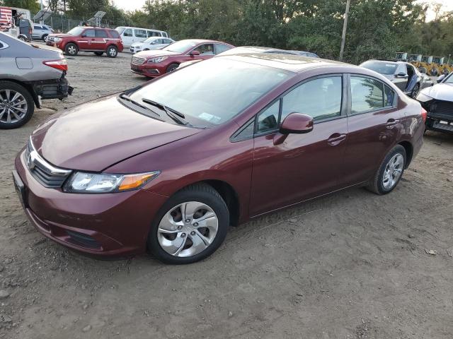 HONDA CIVIC EX 2012 with VIN 2HGFB2F84CH502203 - Photo from auction