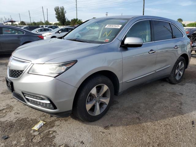 ACURA MDX 2016 with VIN 5FRYD4H20GB037970 - Photo from auction