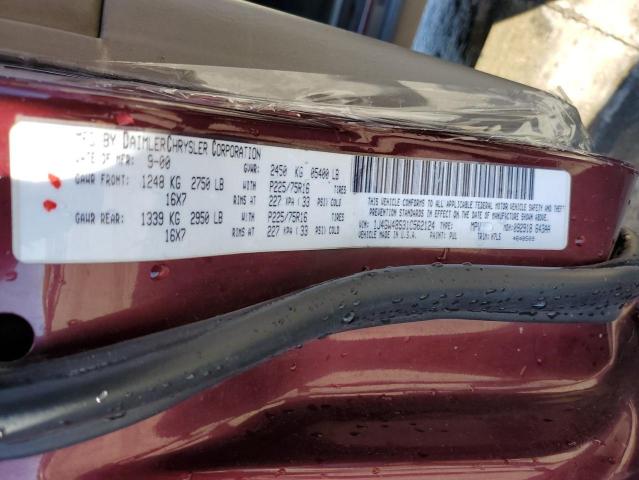 Photo 14 from auction – 2001 JEEP GRAND CHER with VIN 1J4GW48S31C562124