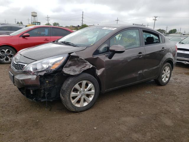 KIA RIO EX 2014 with VIN KNADN4A30E6326157 - Photo from auction