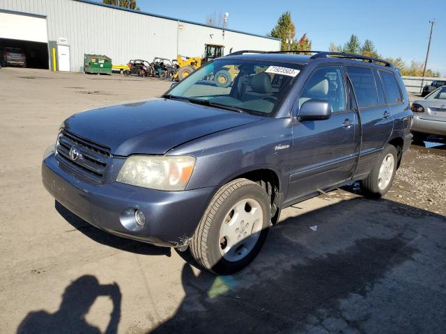 TOYOTA HIGHLANDER 2005 with VIN JTEEP21A050113650 - Photo from auction