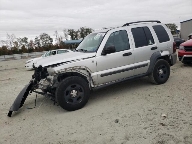 Photo 1 from auction – 2007 JEEP LIBERTY SP with VIN 1J4GL48K17W647804
