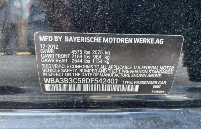Photo 10 from auction – 2013 BMW 328 XI with VIN WBA3B3C58DF542401