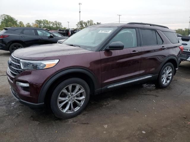 FORD EXPLORER X 2022 with VIN 1FMSK8DH3NGA47048 - Photo from auction