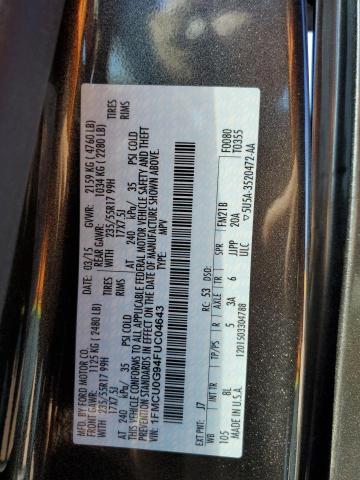 Photo 14 from auction – 2015 FORD ESCAPE SE with VIN 1FMCU0G94FUC04643