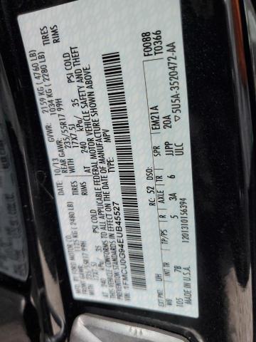 Photo 14 from auction – 2014 FORD ESCAPE SE with VIN 1FMCU0G94EUB45527