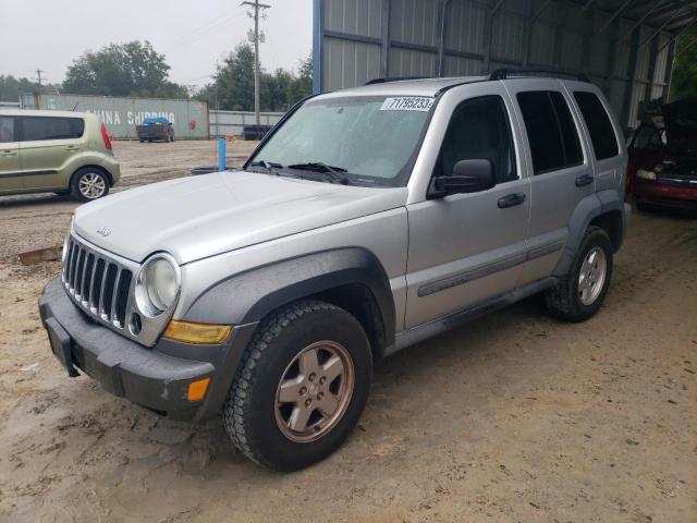 JEEP LIBERTY SP 2007 with VIN 1J4GL48K07W671916 - Photo from auction