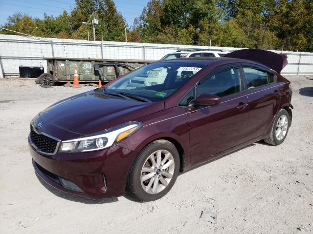KIA FORTE LX 2017 with VIN 3KPFL4A72HE079517 - Photo from auction